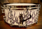 DrumPickers DP Custom 14x6” Skull Crusher Snare Drum 3-Ply Walnut
