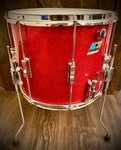 1978 Ludwig 15x12” Floor Snare Drum in Red Parkle
