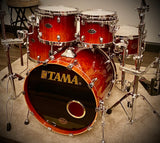 TAMA Starclassic Birch/Bubinga 4pc Drum Kit in Dark Cherry Fade