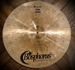 Bosphorus 17” Traditional Thin Crash Cymbal
