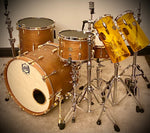 DrumPickers 12x6” & 15x6” Tangerine Dream Silo Drums with Double Tom Stand