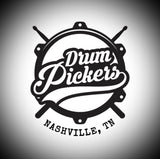 DrumPickers 12x6” and 15x6” Crystal Clear Silo Drums with Double Tom Stand
