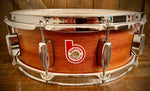 Barton 14”x5” Ribbon Mahogany/Maple (10 Ply) Snare Drum