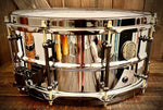 DrumPickers DP Custom 14x6.5” Chrome Over Brass “Full Metal Jacket” Snare Drum