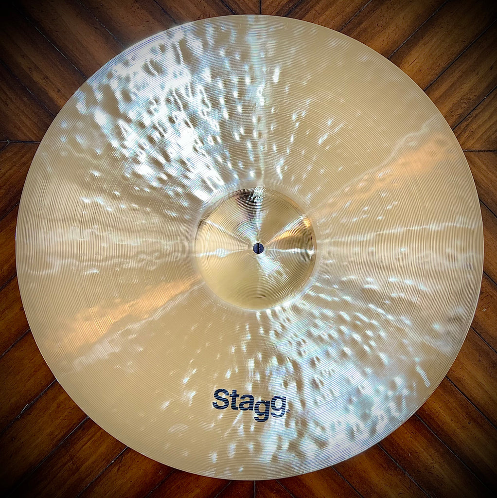 Stagg 21” Hand Hammered 21” Sensa Exo Medium Ride Cymbal – DrumPickers