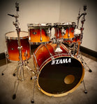 Tama Superstar 5 Pc Drum Kit in Dark Cherry Fade Lacquer