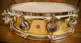 DW Collector’s 14x4” Bell Brass Snare Drum with Chrome Hardware