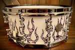 DrumPickers DP Custom 14x6” Skull Crusher Snare Drum 3-Ply Walnut