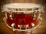 TAMA - Starclassic G Maple 14x6.5” (MIJ) Snare Drum in Solid Cherry Lacquer Finish