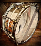 DrumPickers DP Custom 14x6.5” Chrome Over Brass “Full Metal Jacket” Snare Drum