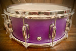 DrumPickers DP Custom 14x6” Maple/Poplar/Walnut Snare Drum in Candy Grape Finish