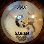 Sabian 18” AAX V-Crash Cymbal With Brilliant Finish