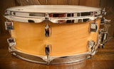 Pacific by DW 14x5.5” Natural Gloss Maple / Poplar LE Snare Drum In Natural Gloss Maple