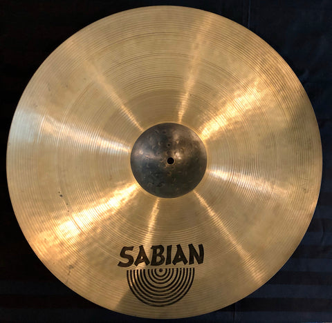 Sabian Hand Hammered 21” Raw Bell Dry Ride Cymbal – DrumPickers