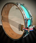 DrumPickers 14x3.5” Spearhead Piccolo Snare Drum in Seafoam Blue