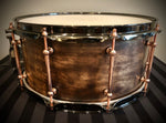 D.P. Custom 14x6.5” Professional 6-Ply Maple/Mahogany/Maple Snare Drum In Burnt Sahara Sand