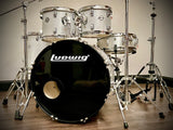 Ludwig Accent 4Pc Drum Kit in Silver Sparkle