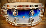 Mapex 14x6” Saturn Pro (Walnut/Maple) with Dual Tension in Twilight Blue