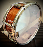 Pearl OH1350 Omar Hakim Signature Snare Drum in #140 Natural Mahogany