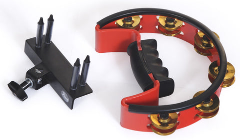 Pearl PTM50BHR  Ultra-Grip Volume Adjustable Tambourine (with brass jingles)
