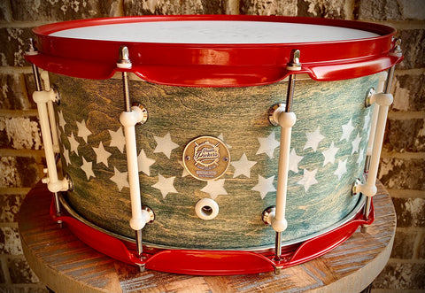 DrumPickers  DP Custom Line 14x7” Maple/Mahogany/Maple 6-Ply Snare Drum American Veteran
