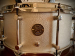 DrumPickers 14x6.5” DP Custom Line  Rich Silver Leather